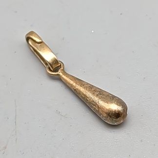 Hänge i Förgyllt Silver Droppe S830 1.1g 16mm