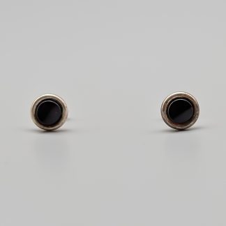 Örhängen i Silver med Röda Stenar S925 1.27g 8mm