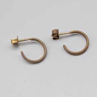 Creoler i Förgyllt Silver S830 1.47g 13mm