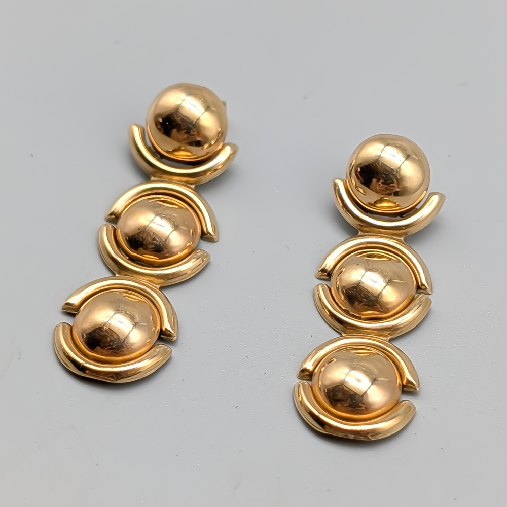 Örhängen i Guld 9K 5.7g 44mm - Bild 2