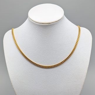 54.5cm Balestra Pansarlänk i Guld 18K 31.81g