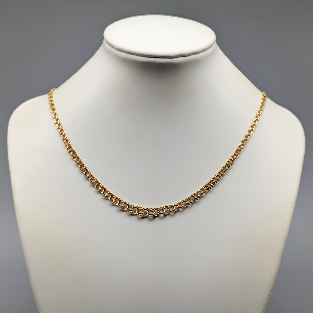 42.5cm Bismarcklänk i Guld 18K 8.82g