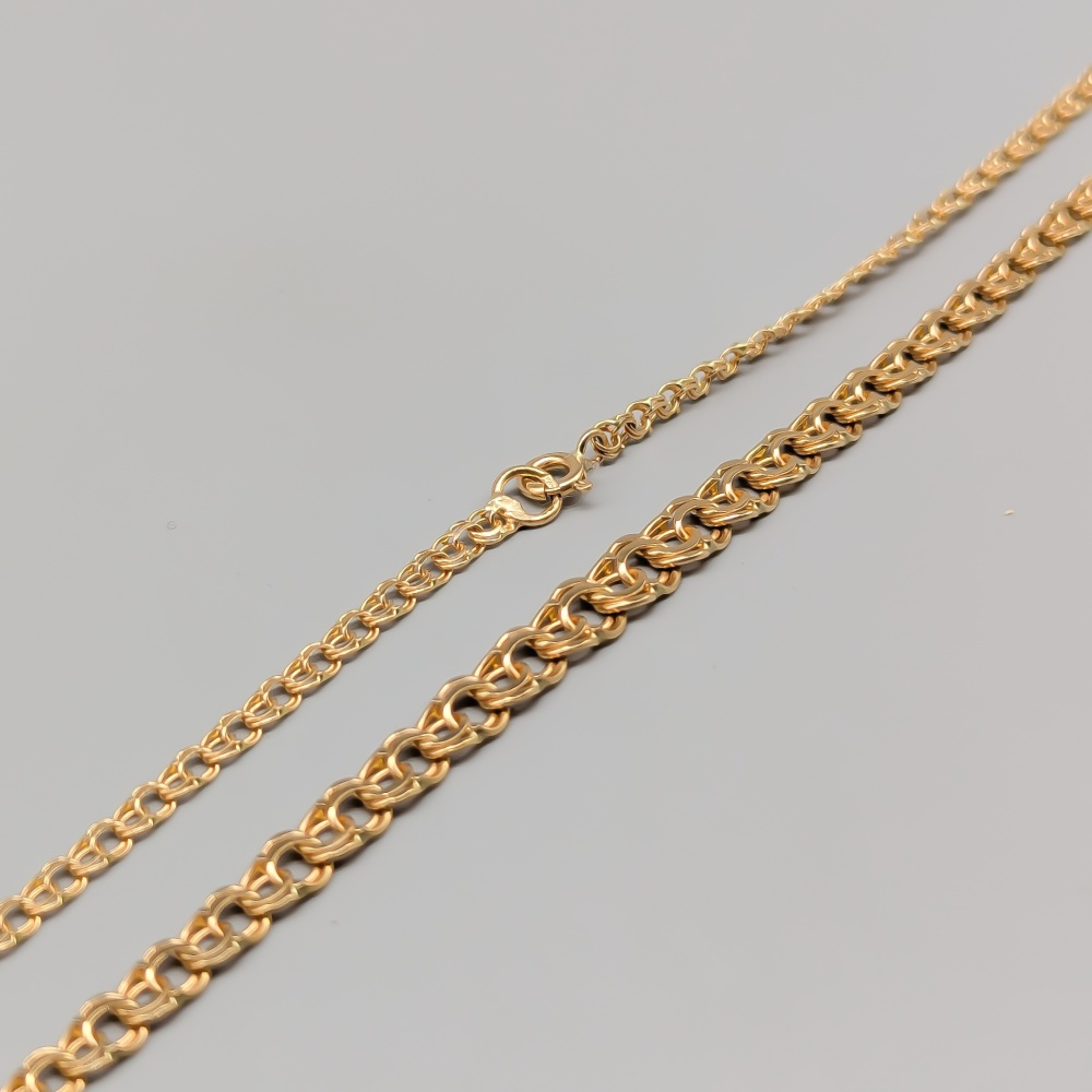 42.5cm Bismarcklänk i Guld 18K 8.82g - Bild 2