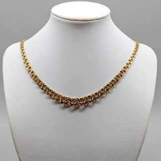48.5cm Doserad Bismarcklänk i Guld 18K 29.92g
