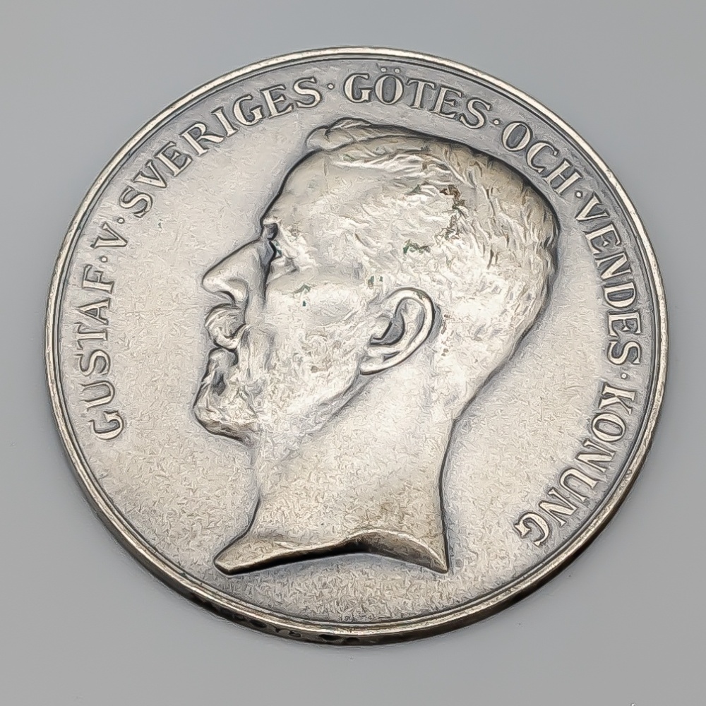 Medalj i Silver "För Hästafelns Främjande" S830 32.11g 45mm