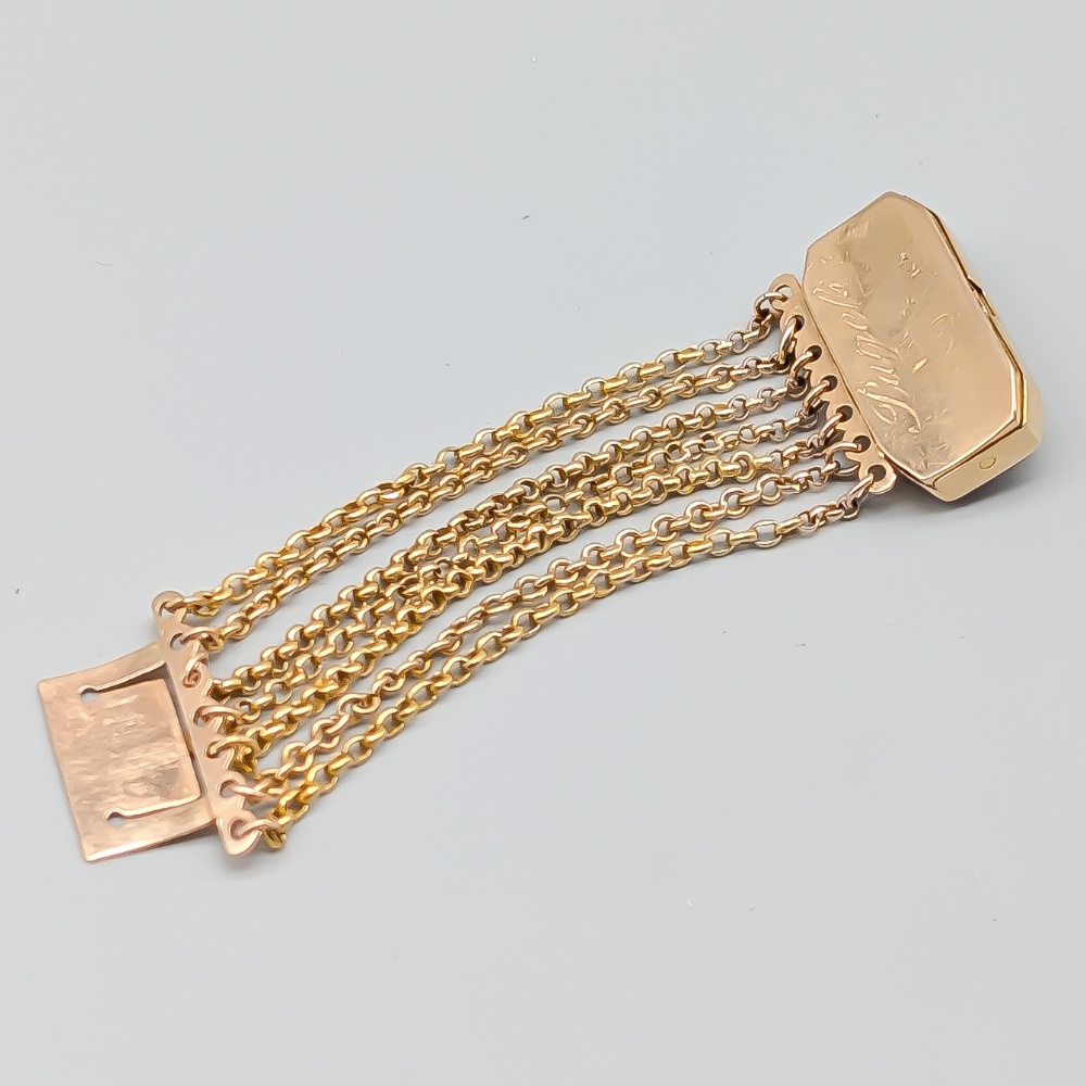 Diamantring i Guld med Emaljerade Detaljer 14K 7.95g 17.5mm - Bild 3