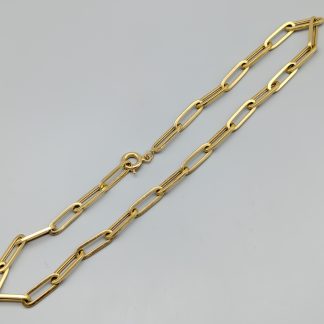 43cm Fantasilänk i Guld 18K 11.73g