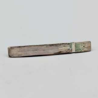 Slipsnål i Silver med Sten S925 7.63g 50mm