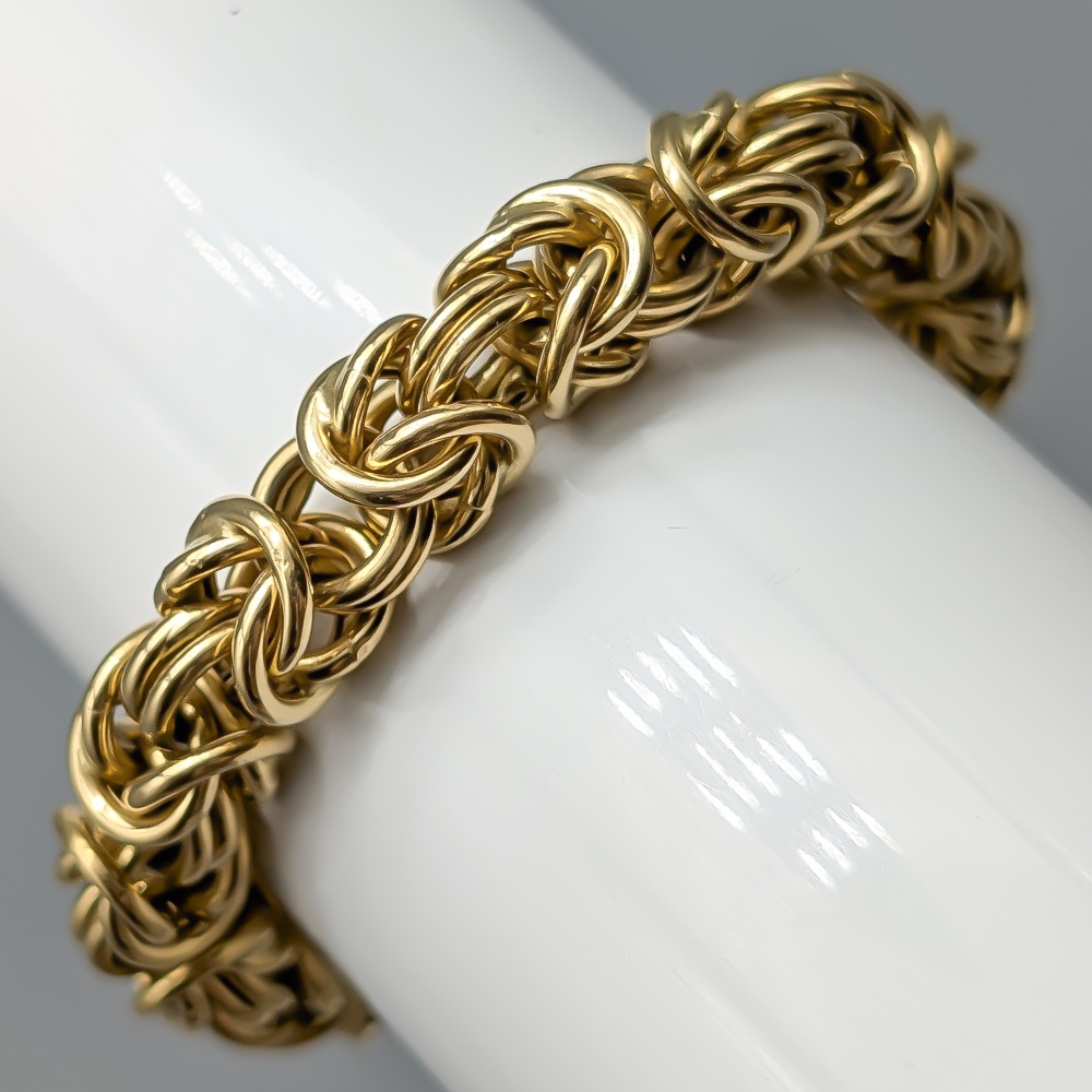 19cm Kejsarlänk i Guld 18K 24.69g