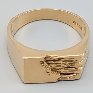 Klackring i Guld 18K 9.65g 20mm