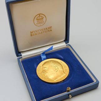 1 st Investeringsmynt Evert Taube 12 Mars 1890 18K 65.89g 45mm