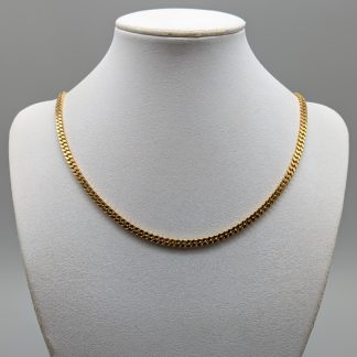 45.5cm Pansarlänk i Guld 18K 25.37g