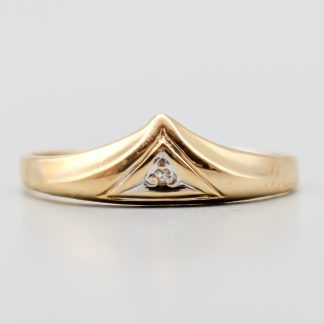Diamantring i Guld-1