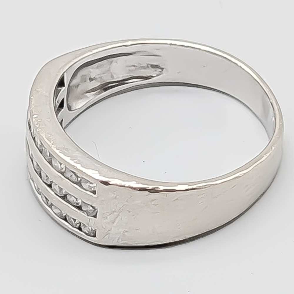 Diamantring i Vitguld 18K 5.3g 17mm - Bild 2