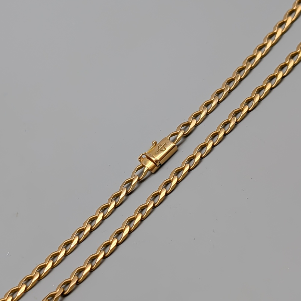 52.5cm Pansarlänk i Guld 18K 26.7g - Bild 2
