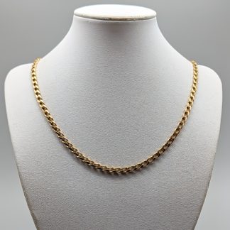 52.5cm Pansarlänk i Guld 18K 26.7g