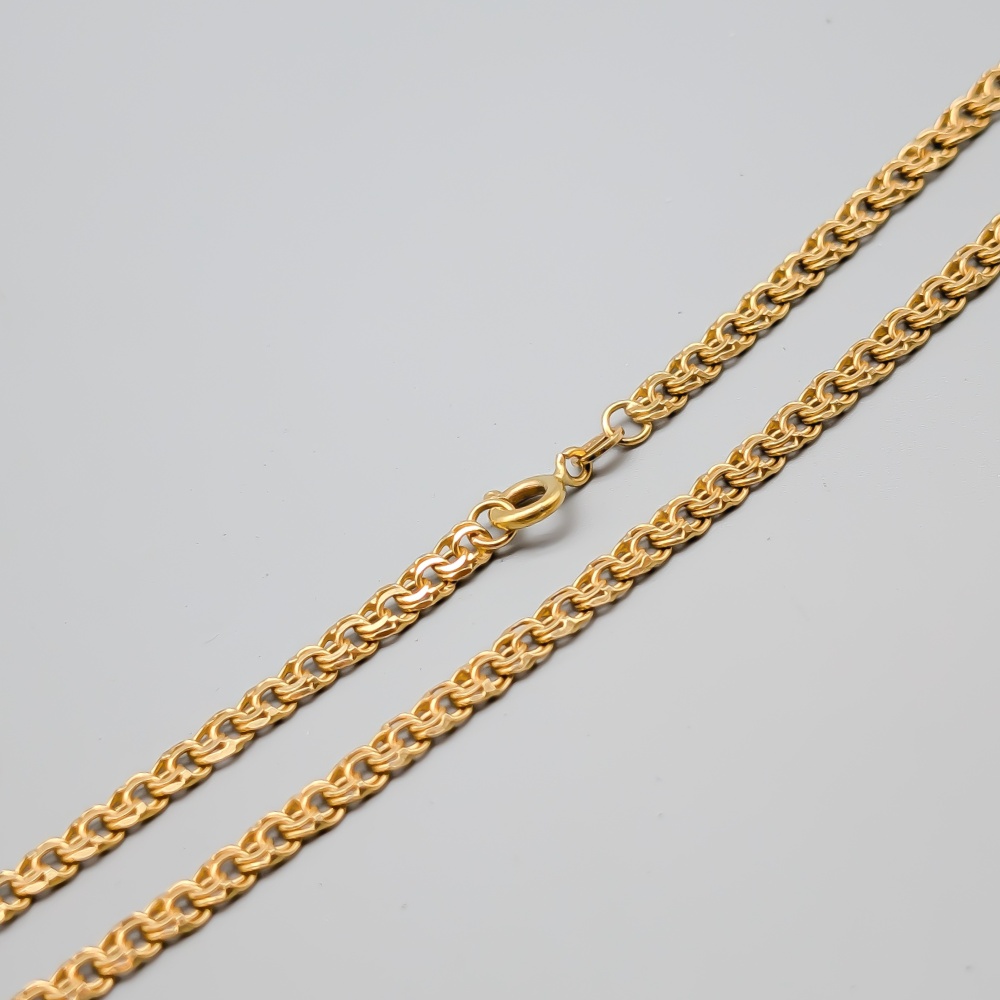 46.5cm Bismarcklänk i Guld 18K 15.46g