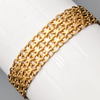 19.5cm Joan´s X-Länk i Guld 18K 14.46g
