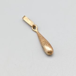Hänge i Förgyllt Silver Droppe S830 1.23g 18mm