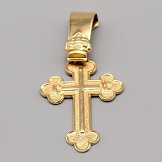 Hänge i Guld Kors 14K 5.08g 36mm