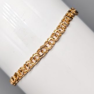 21cm Bismarcklänk i Guld 18K 4.72g