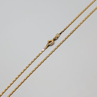 41.5cm Virrvarrlänk i Guld 18K 3.86g