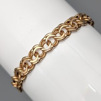 18cm Bismarcklänk i Guld 18K 10.63g