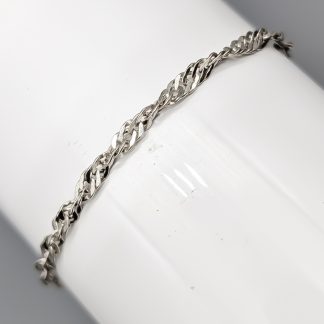 Singaporelänk i Silver S925 2.06g 24cm