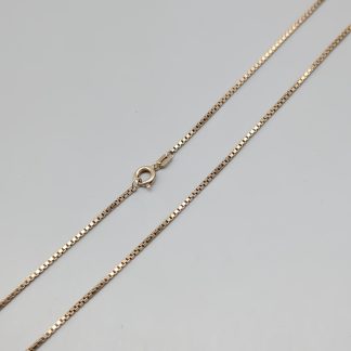 42.5cm Venezialänk i Förgyllt Silver S830 3.28g