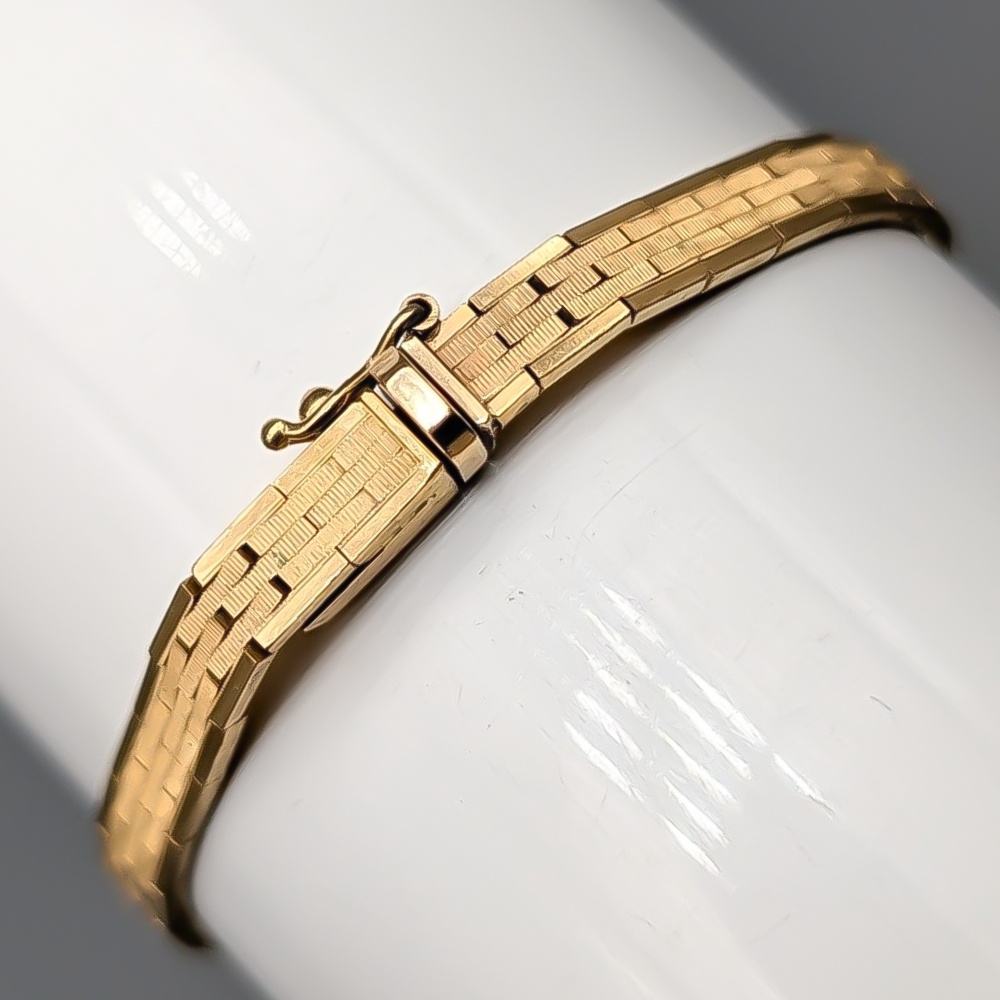 17.5cm Korridorlänk i Guld 18K 13.09g - Bild 2