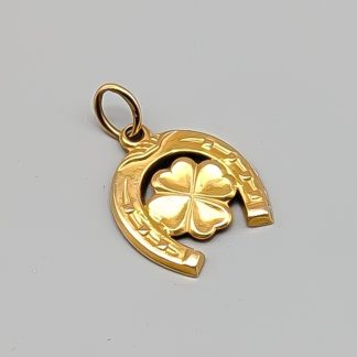 Hänge i Guld Hästsko 18K 0.84g 15mm