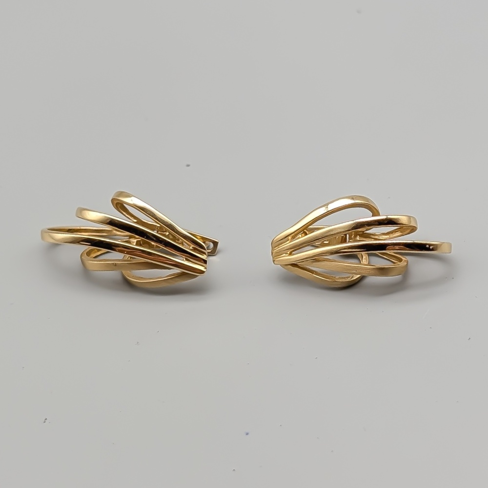Örhängen i Guld 14K 9.98g 33mm