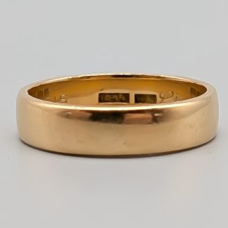 Slät ring i Guld 18K 5.87g 18.75mm