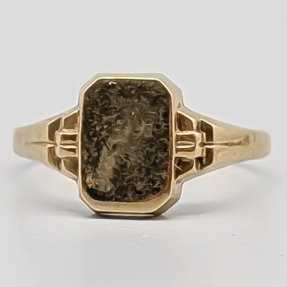Klackring i Guld 14K 1.78g 19mm