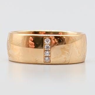 Diamantring i Guld-1