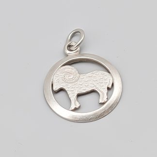 Hänge i Silver Stjärntecken Vädur S925 0.99g 18mm