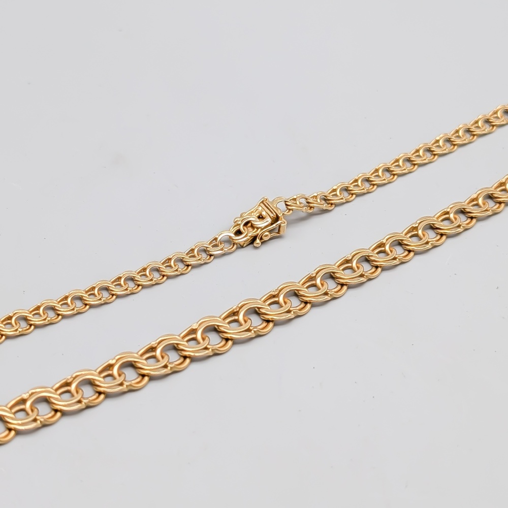 46.5cm Bismarcklänk i Guld 18K 15.1g - Bild 2