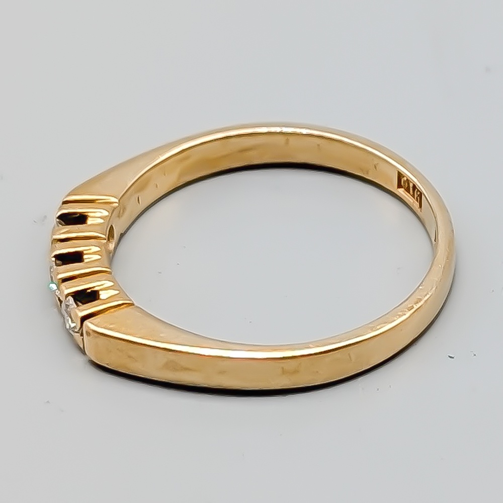 Diamantring i Guld-0
