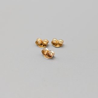 3 st Örhängestopp i Guld 18K 0.25g