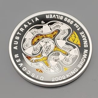 1 st Investeringsmynt i Silver, Målat S999 31.74g 41mm