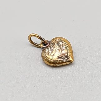 Hänge i Förgyllt Silver Hjärta S830 1.23g 10mm