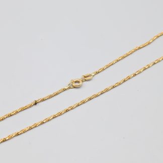 40.5cm Halsband i Guld 18K 3.45g