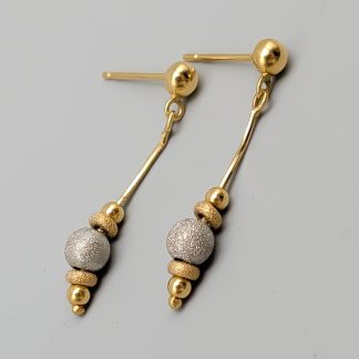 Örhängen i Flerfärgat Guld 18K 2.23g 31mm