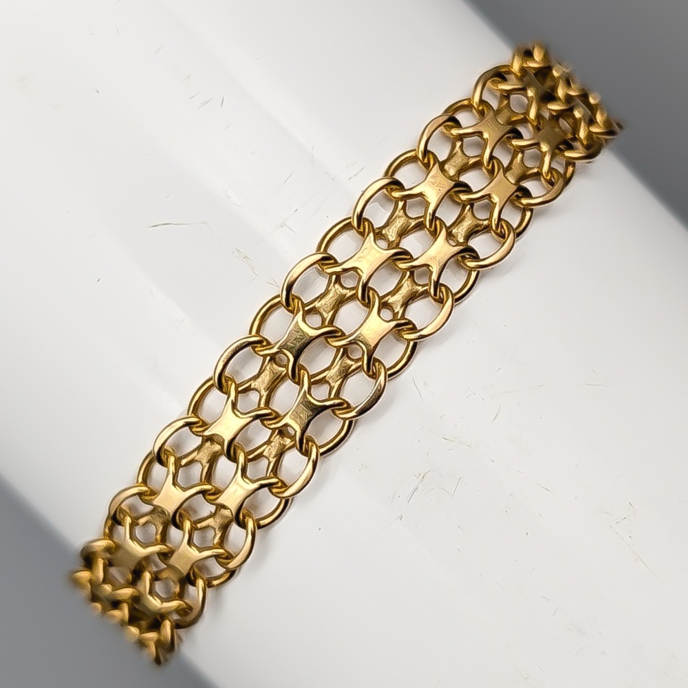 20cm X-Länk i Guld 18K 9.77g