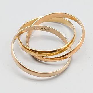 Ring i Flerfärgat Guld 18K 4.27g 17.75mm