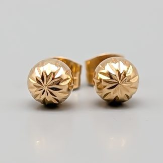 Örhängen i Guld 18K 0.6g 5mm