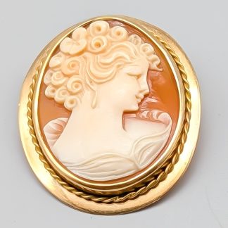 Hänge i Guld med Kamé 18K 7.03g 36mm