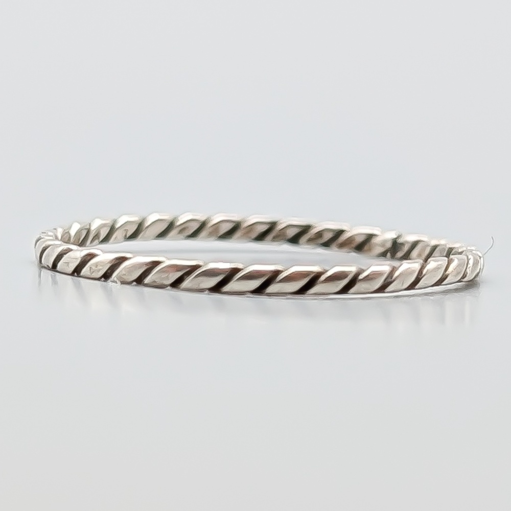 Tvinnad Ring i Silver S925 0.53g 17.75mm