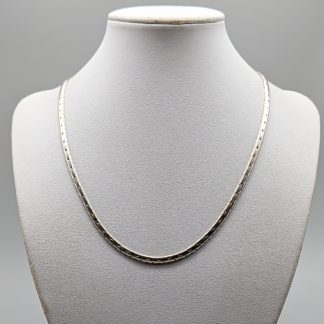 44cm Halsband i Vitguld 18K 24.41g