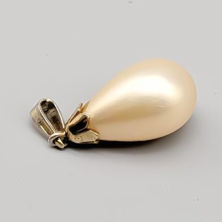 Hänge i Silver med Fauxpärla S925 3.24g 21mm